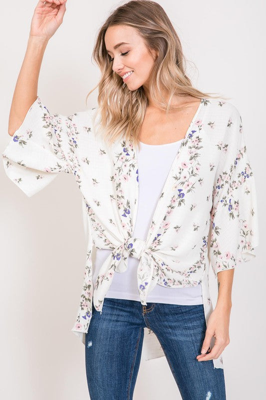 Could It Be Love Floral Kimono