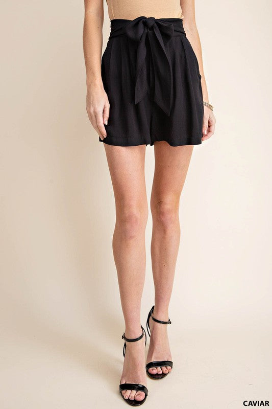The Night is Ours Black Shorts