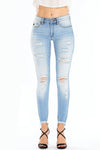 The Maggie Light Wash Kancan Jeans
