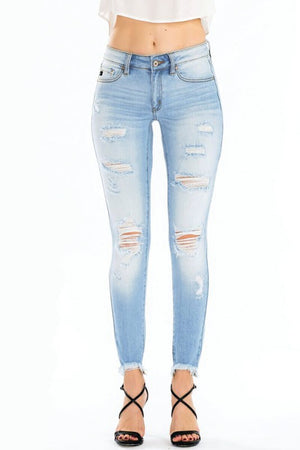 The Maggie Light Wash Kancan Jeans