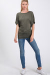 Stay Beautiful Top- Olive