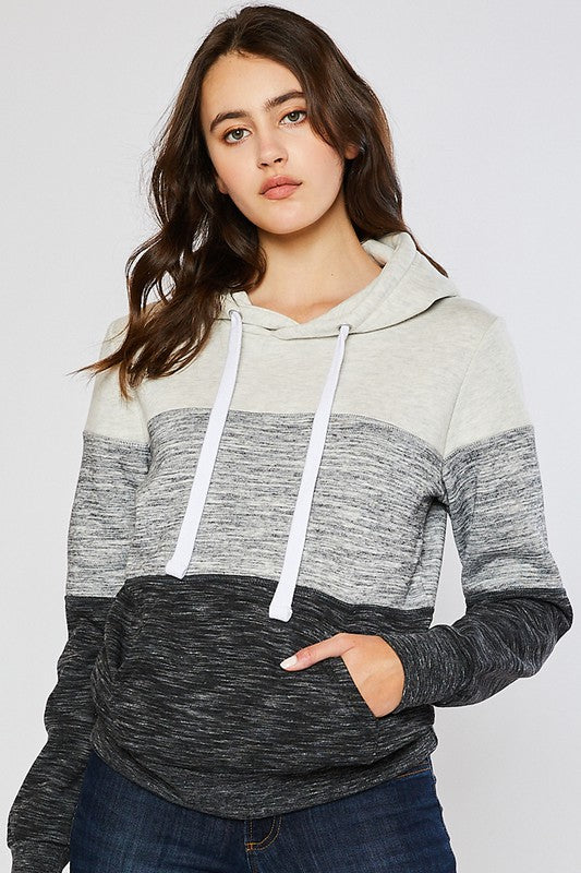 Perfectly Casual Colorblock Hoodie