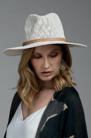 Braid Trim Panama Hat
