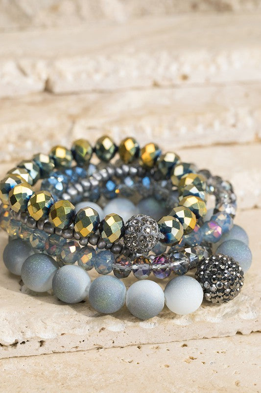 Forever Mine Bracelet Set-Black