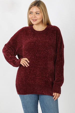 Dreamy Soft Sweater-Burgundy