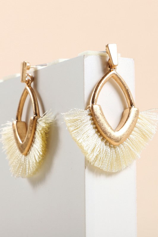 Just Haven't Met You Yet Tassel Earrings