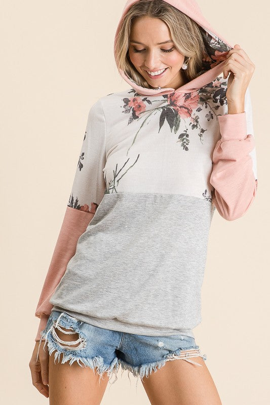 Somebody To Love Floral Hoodie