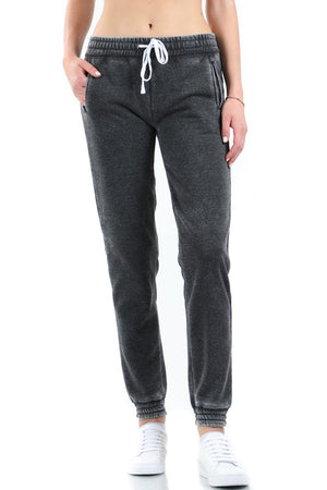 Cozy Up Joggers-Charcoal