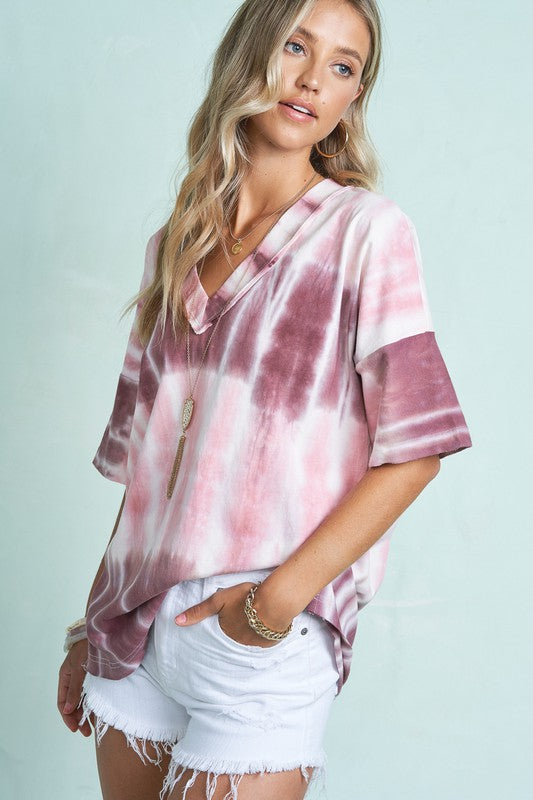 Win My Heart Tie Dye Top