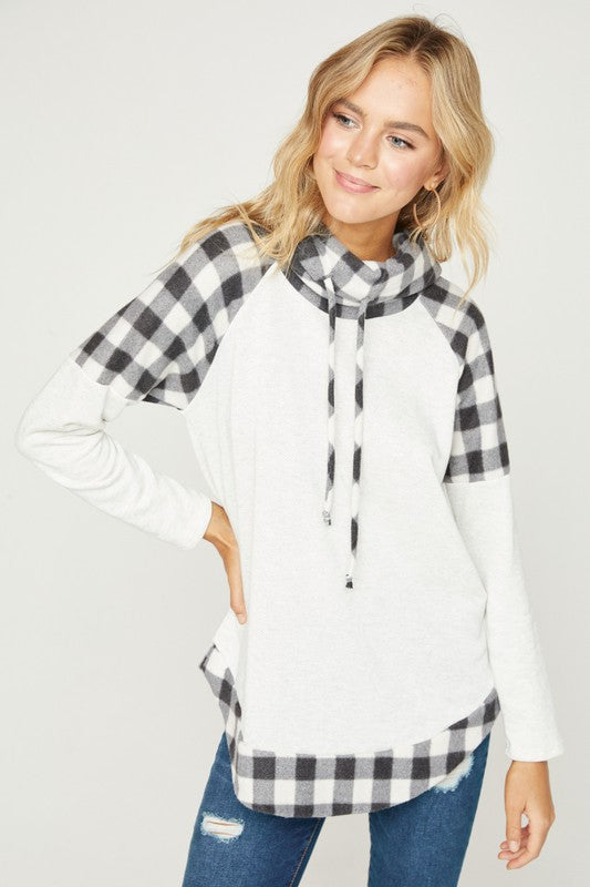 Winter Is Coming Buffalo Plaid Top