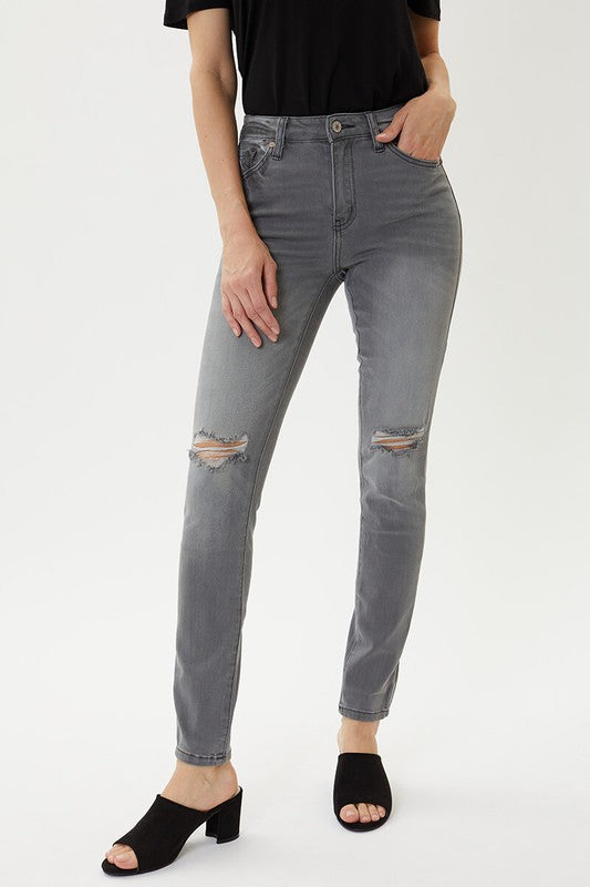 The Courtney Faded Grey Kancan Jeans