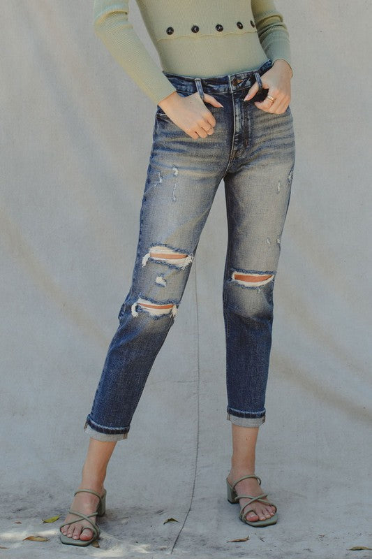 Jamie High Rise Mom Jeans