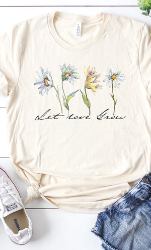 Let Love Grow Graphic Tee