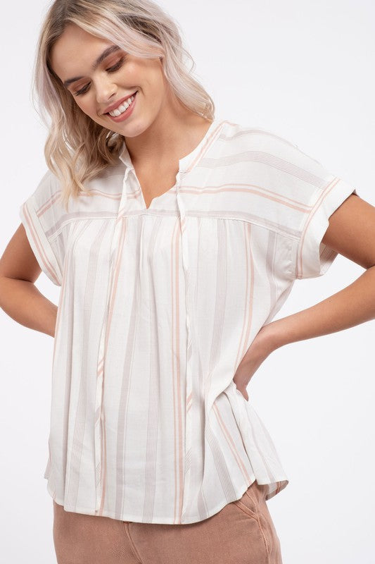 Warmer Weather Ahead Stripe Top