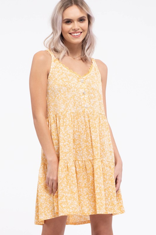 Summer Sunrise Floral Dress