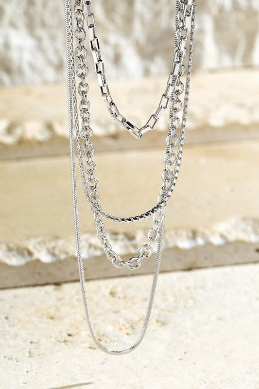 Layered Metal Necklace