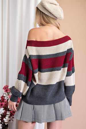 Wonderful Time Stripe Sweater