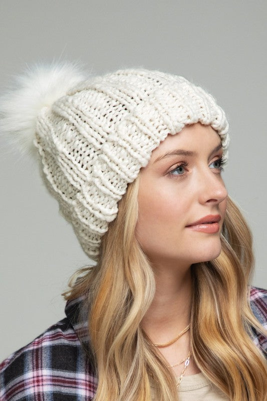 Winter Wonderland Beanie-Ivory