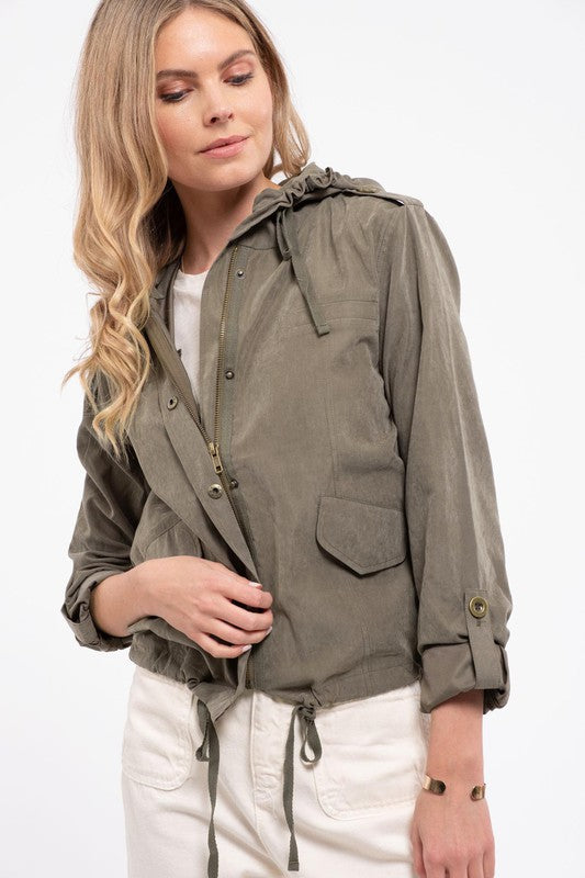 Forever Love Light Olive Jacket