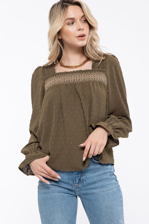 All I Ever Wanted Olive Top