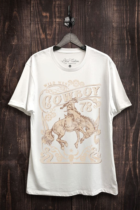 Wild West Cowboy Boyfriend Graphic Tee