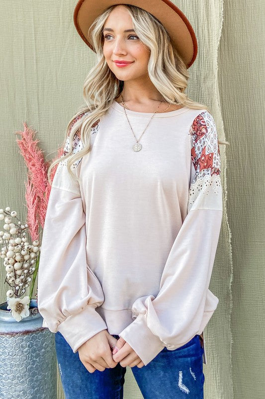 Patch Work Detail Top