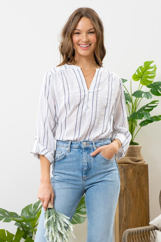 Count on Me Stripe Top