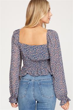 Spring Awaits Floral Top