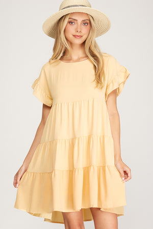 Happy Days Light Yellow Dress