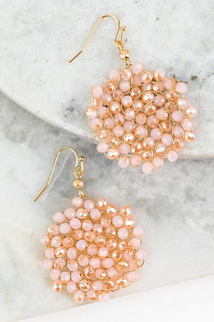 Looking Pretty Earrings-Pink