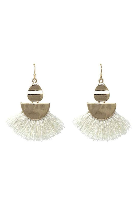 Ivory Tassel Earrings