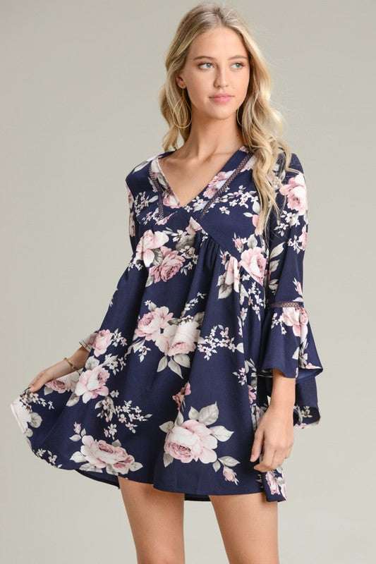 Fall In Love Floral Dress
