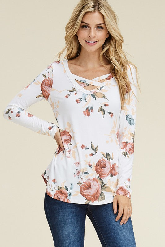 Never Forget You Floral Top