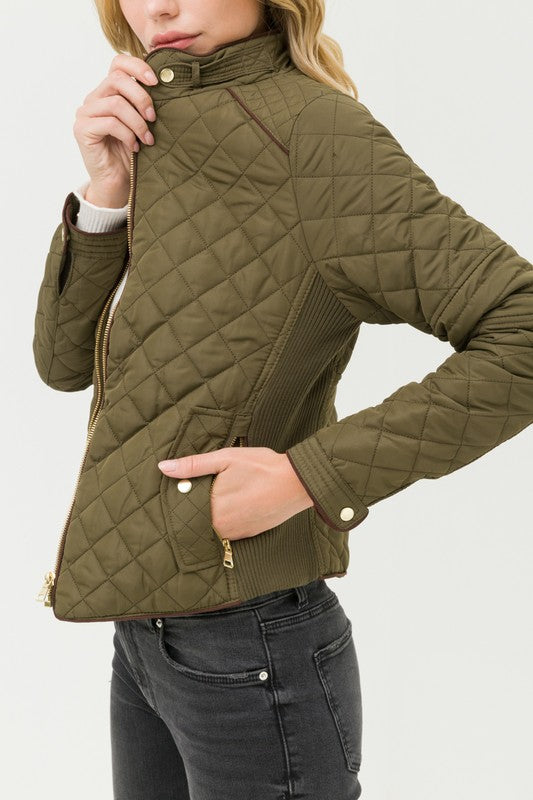 Just In Time Olive Jacket