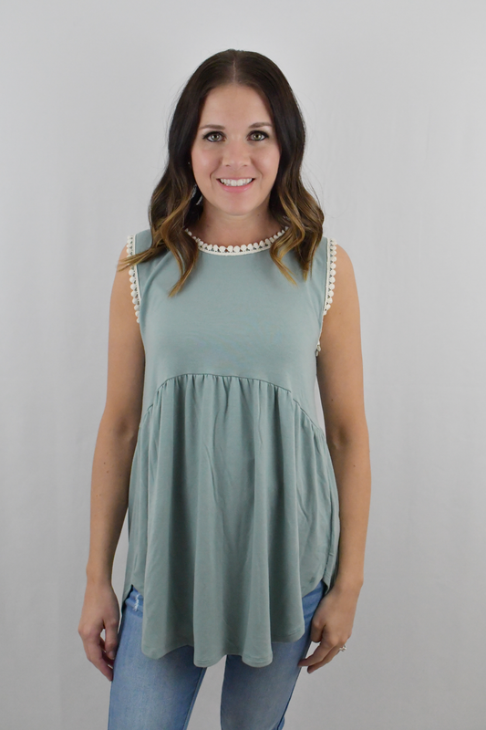 Summer Love Light Green Tank