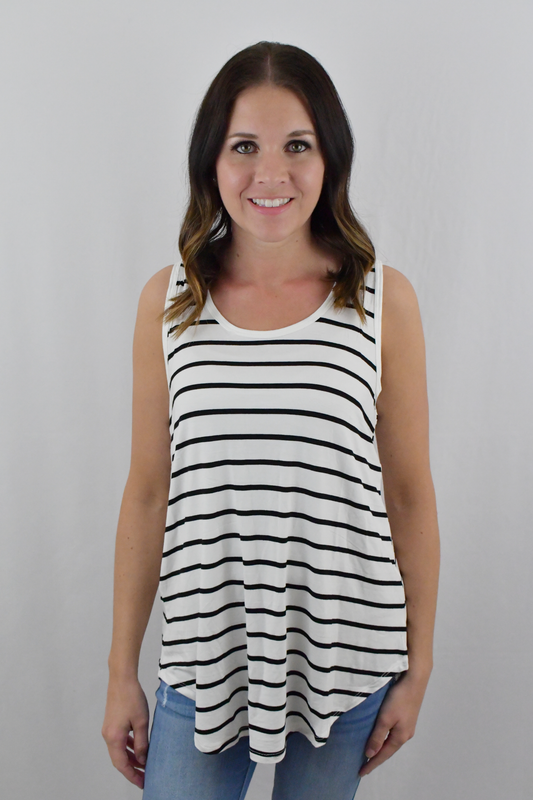Think of Me Stripe Tank