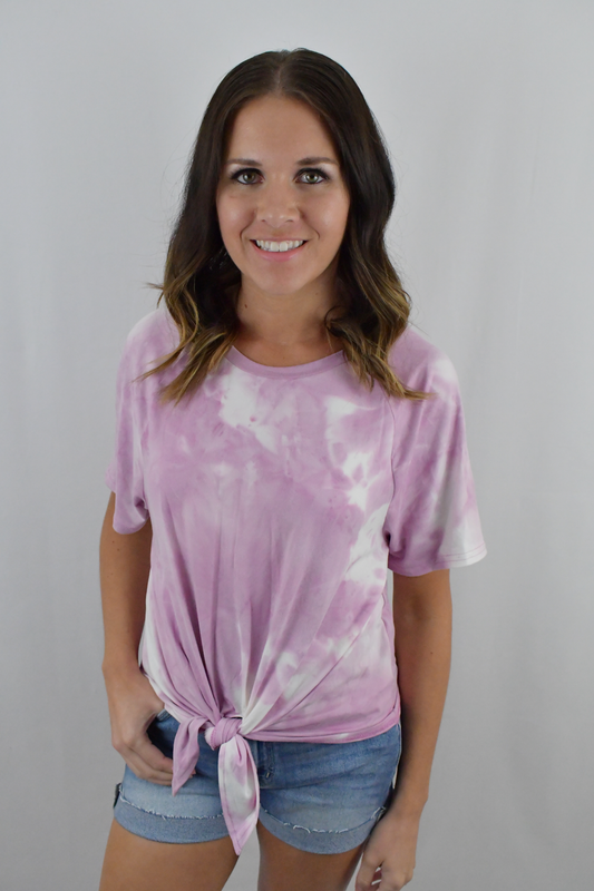 Can't Get Enough Pink Tie Dye Top