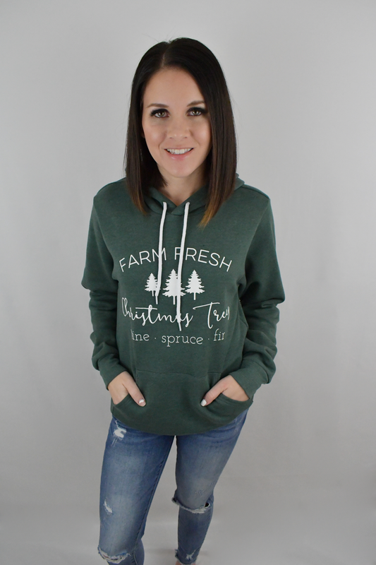 Farm Fresh Christmas Tree Hoodie