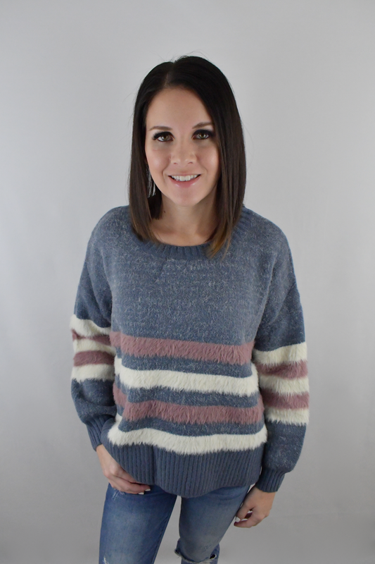 Winter Dreams Stripe Sweater