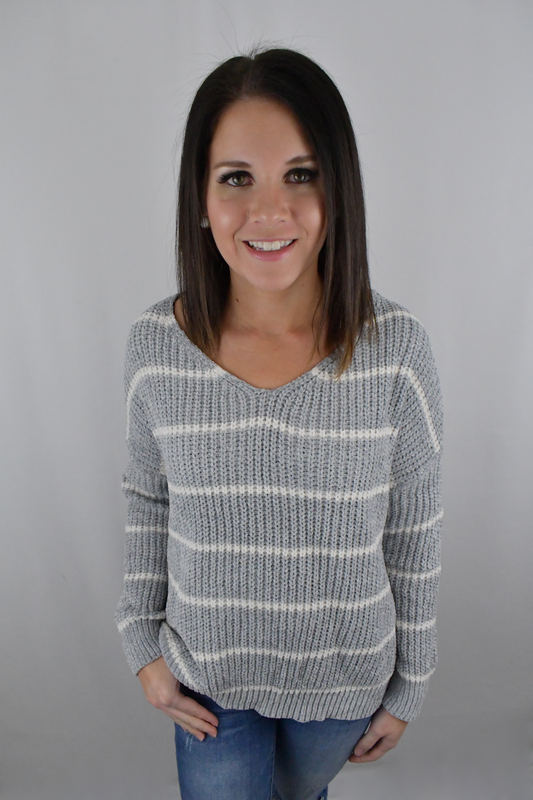 On My Mind Stripe Sweater