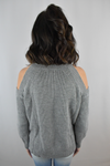 Thinking Of You Cold Shoulder Sweater
