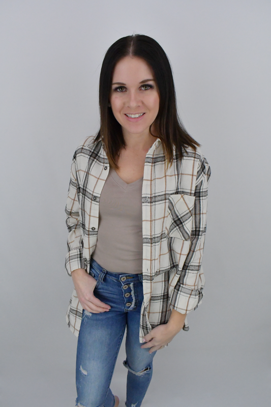 Still Have Me Plaid Shirt