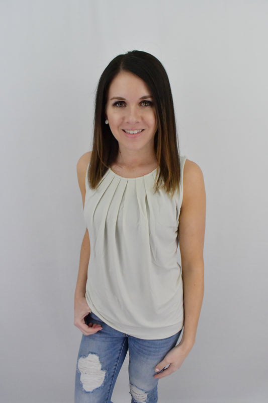 Dancing in the Sunshine Ivory Tank