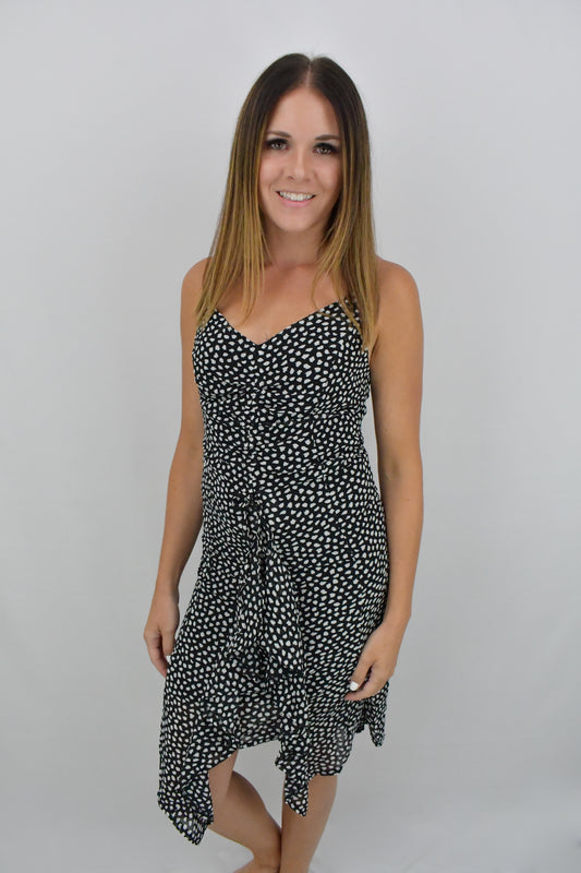 Just Be Happy Black Dress