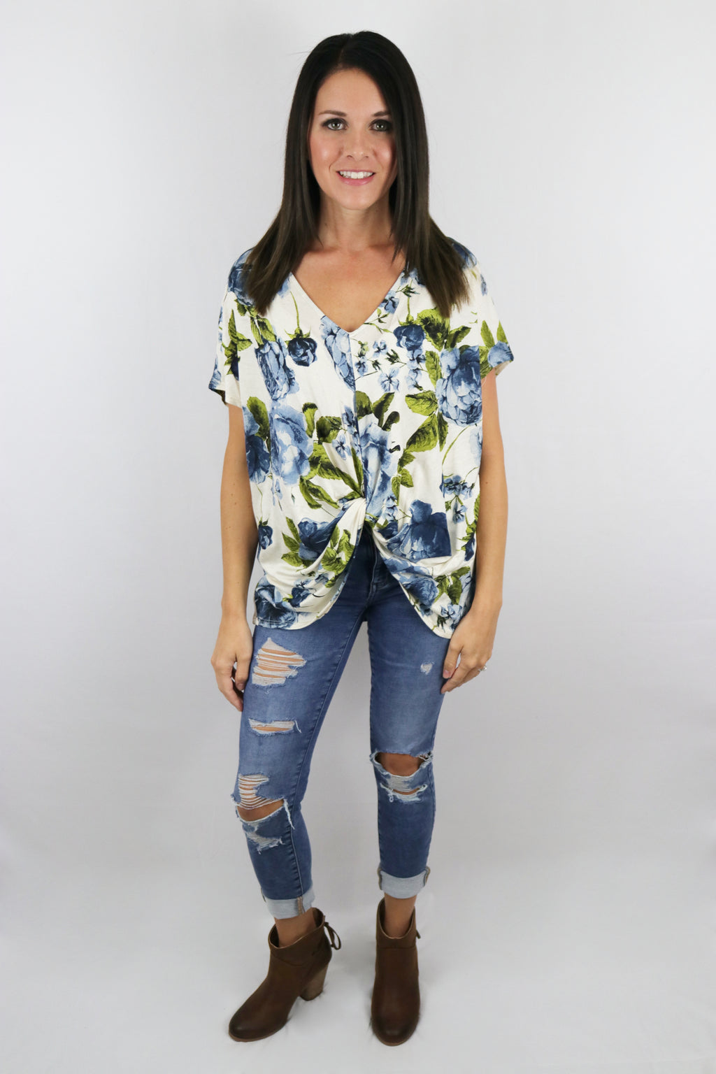 Follow Your Heart Floral Top