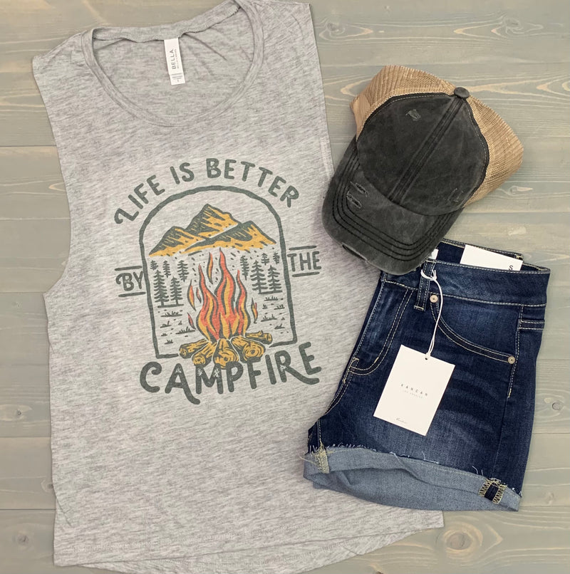 Life Is Better By The Campfire Tank