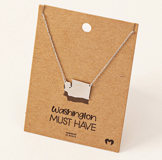 Washington State Necklace