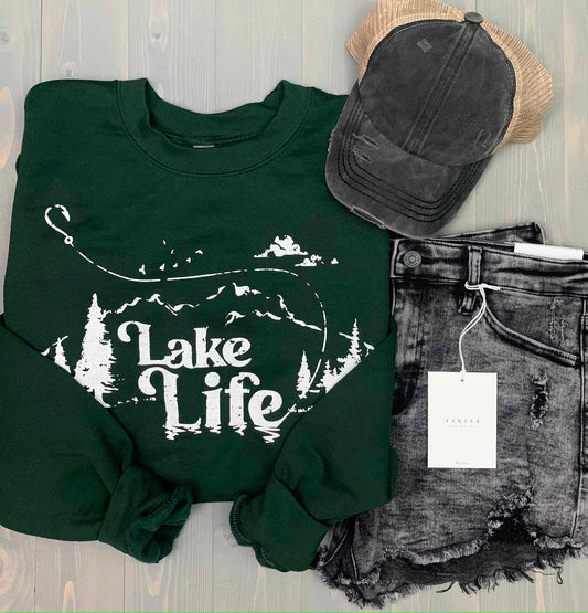 Lake Life Graphic Sweatshirt